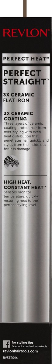 slide 6 of 9, Revlon Perfect Heat Straightener, 1 ct