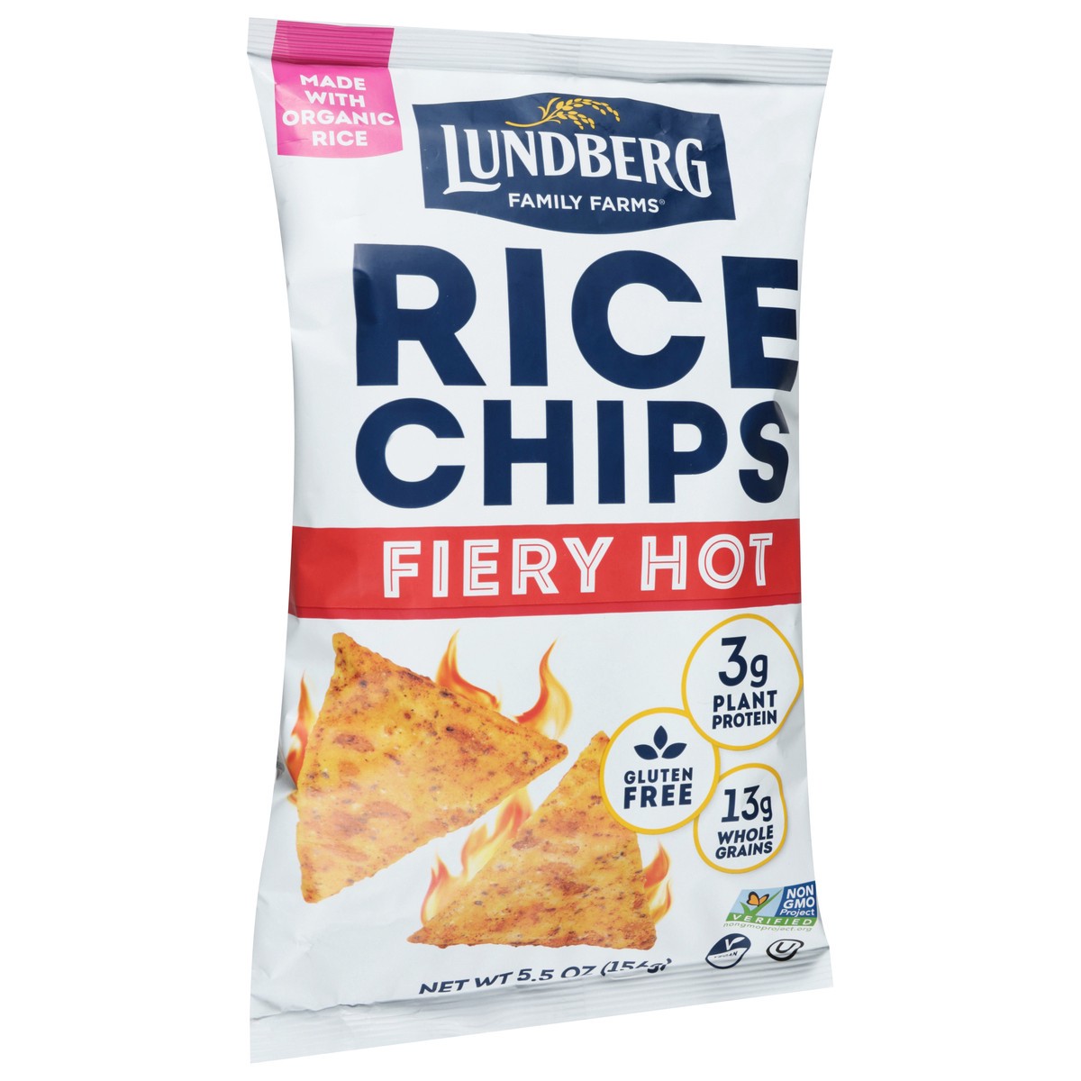 slide 12 of 15, Lundberg Family Farms Fiery Hot Rice Chips 5.5 oz, 