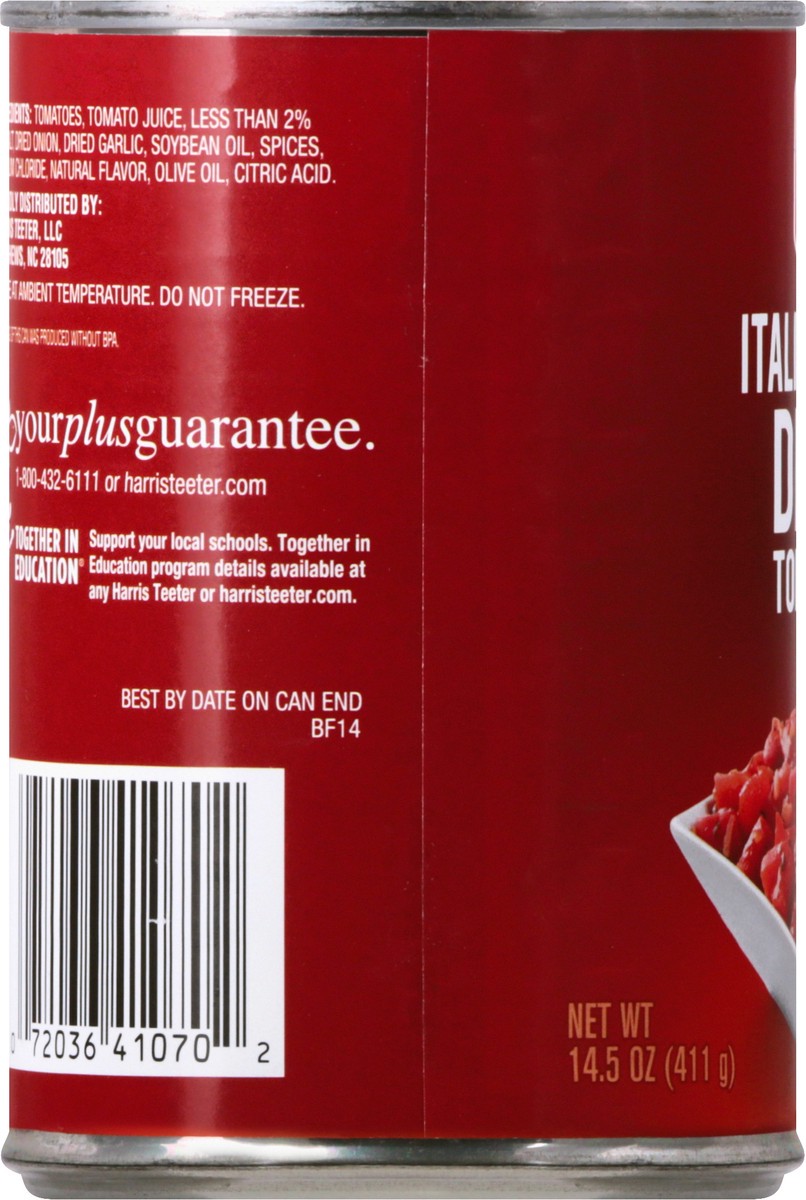 slide 9 of 10, Harris Teeter Recipe Blends Diced Tomatoes - Italian Style, 14.5 oz