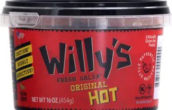 Willy's Fresh Hot Original Salsa 16 oz