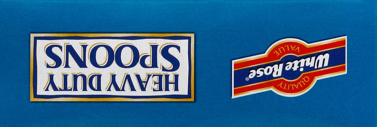 slide 5 of 5, White Rose Spoons 24 ea, 24 ct