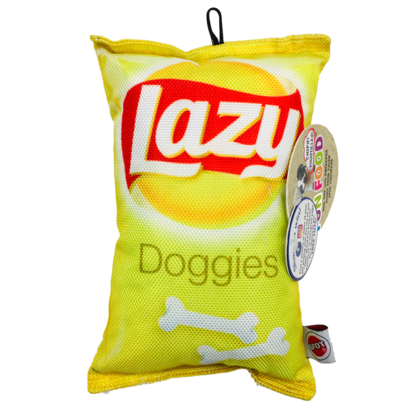 slide 1 of 1, Spot Fun Food Lazy Chips Dog Toy, 1 ct