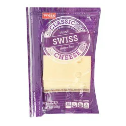 Weis Quality Swiss Natural Slice Cheese
