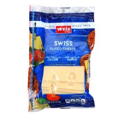 Weis Quality Swiss Natural Slice Cheese