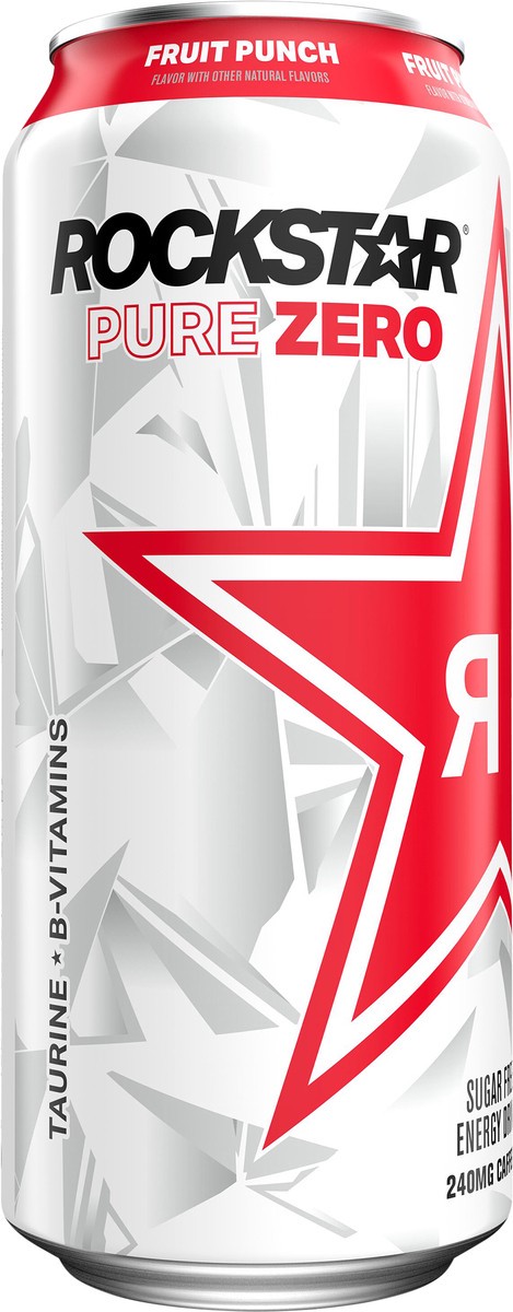slide 2 of 6, Rockstar Energy Drink, Sugar Free, Fruit Punch, 16 oz