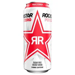 Rockstar Energy Drink, Sugar Free, Fruit Punch