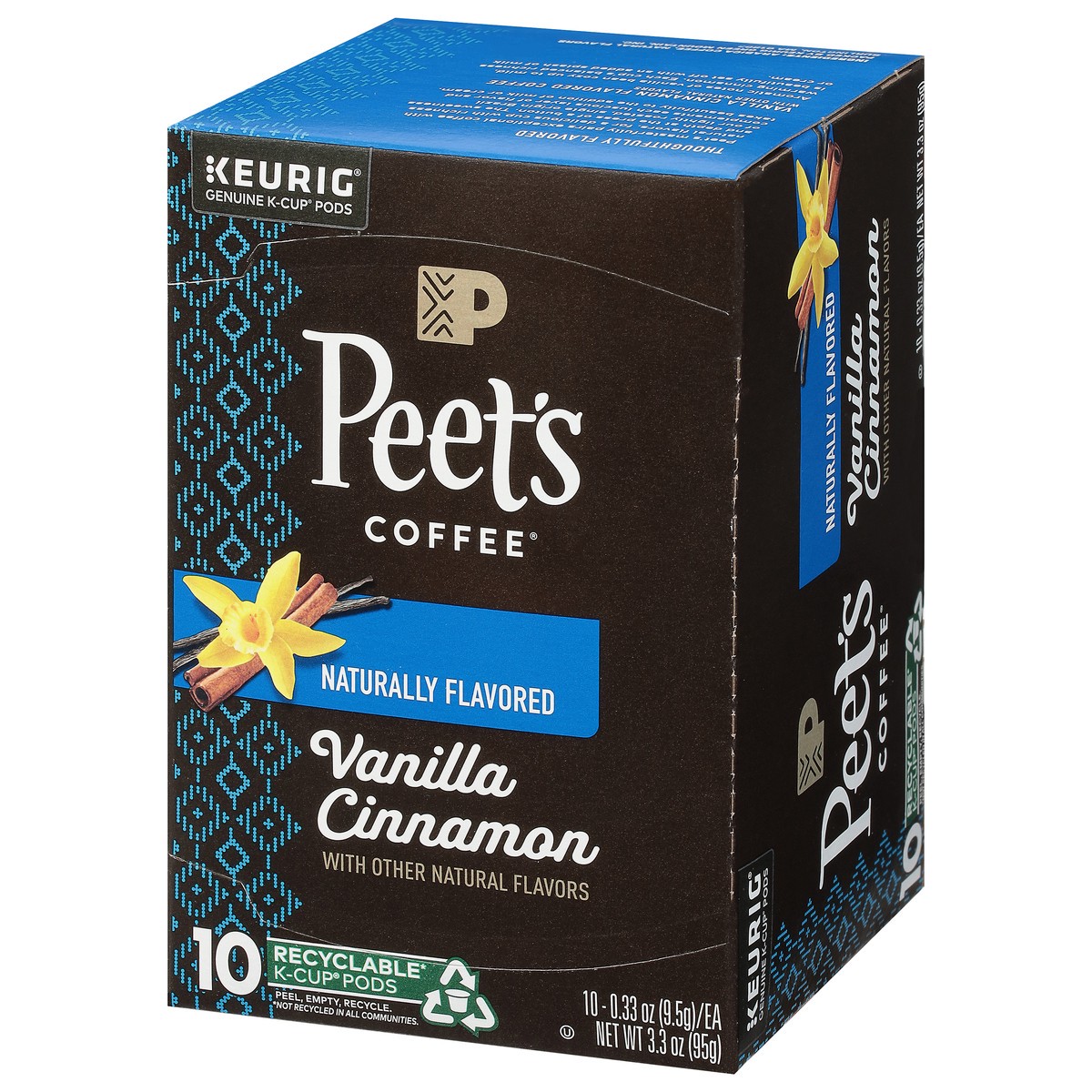 slide 2 of 9, Peet's Coffee K-Cup Pods Vanilla Cinnamon Coffee 10 - 0.33 oz Pods, 10 ct