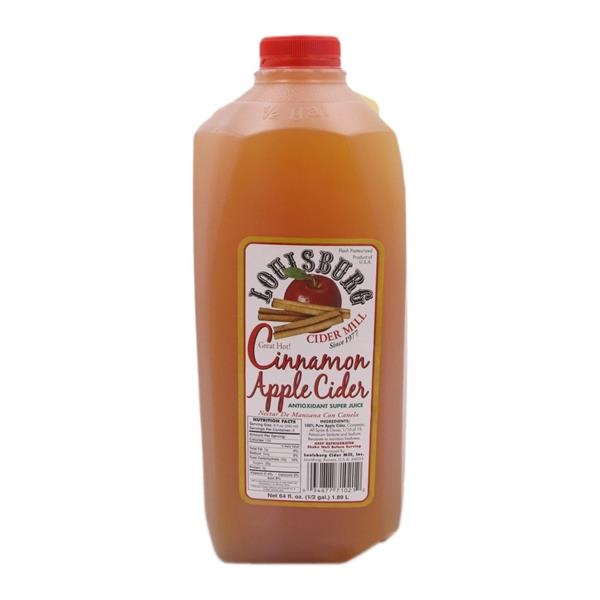 slide 1 of 1, Louisburg Cinnamon Apple Cider - 64 fl oz, 64 fl oz