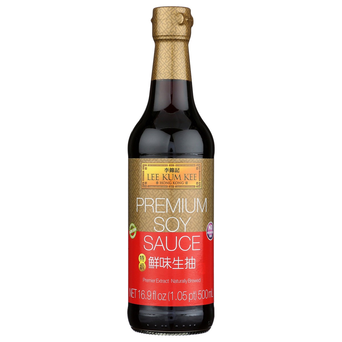 slide 1 of 2, Lee Kum Kee Premium Soy Sauce 16.9 fl oz, 16.9 fl oz