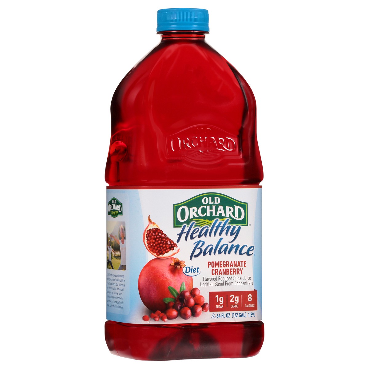 slide 3 of 9, Old Orchard Healthy Balance Diet Pomegranate Cranberry Juice Cocktail - 64 fl oz, 64 fl oz