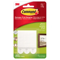 3M Command Picture And Frame Damage-Free Hanging Strips