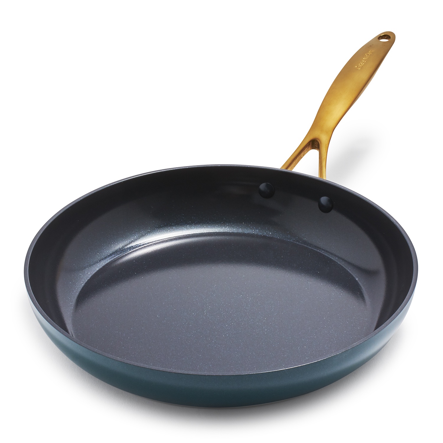 slide 1 of 1, GreenPan Jewel Nonstick Skillets, Emerald Green, 12 in