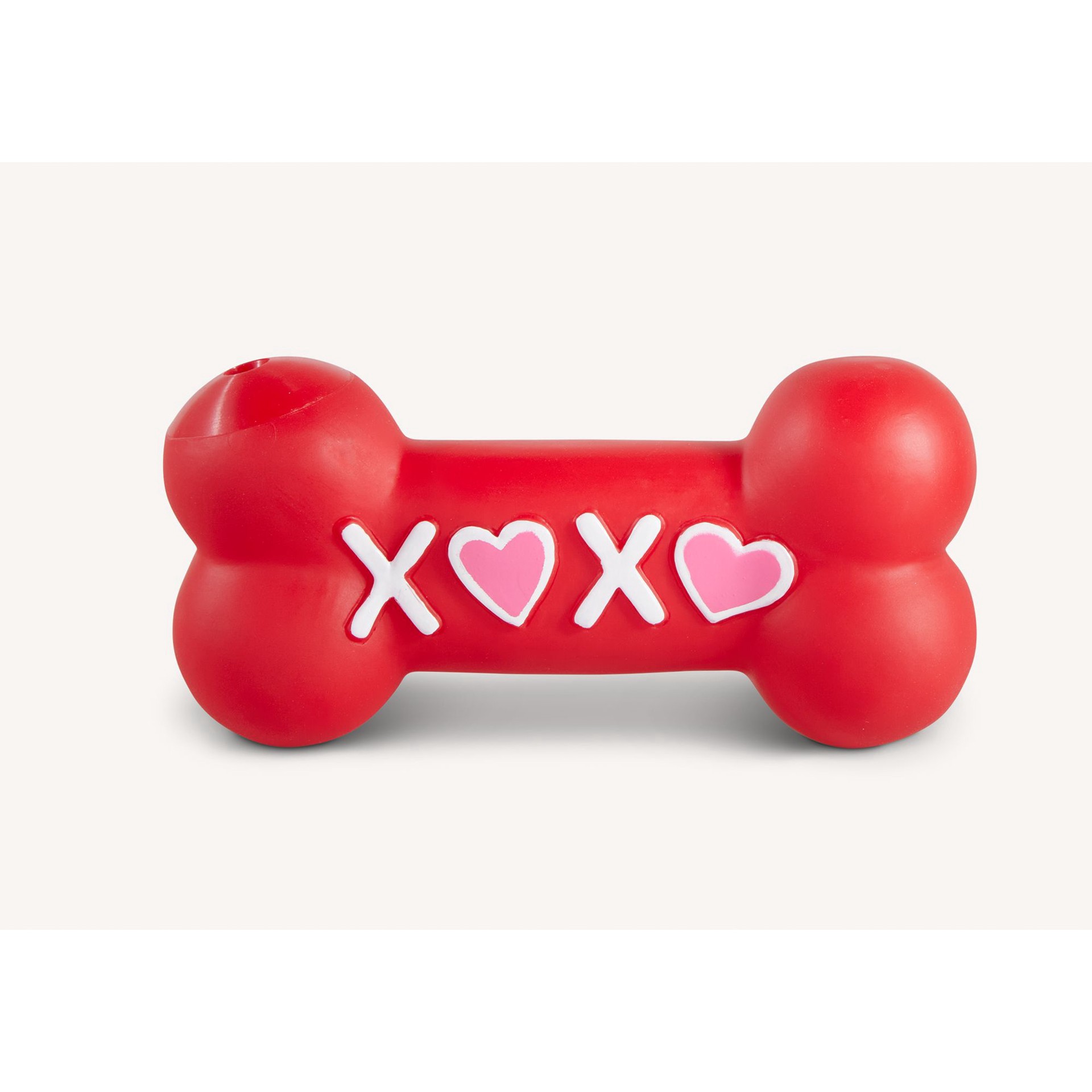 slide 1 of 1, Joyhound Valentine's Day Vinyl Bone Dog Toy, 1 ct