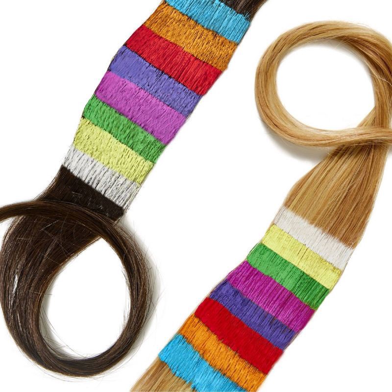 slide 6 of 6, Hally Shade Stix Temporary Wash Out Hair Color - Yellow - 0.4oz, 0.4 oz