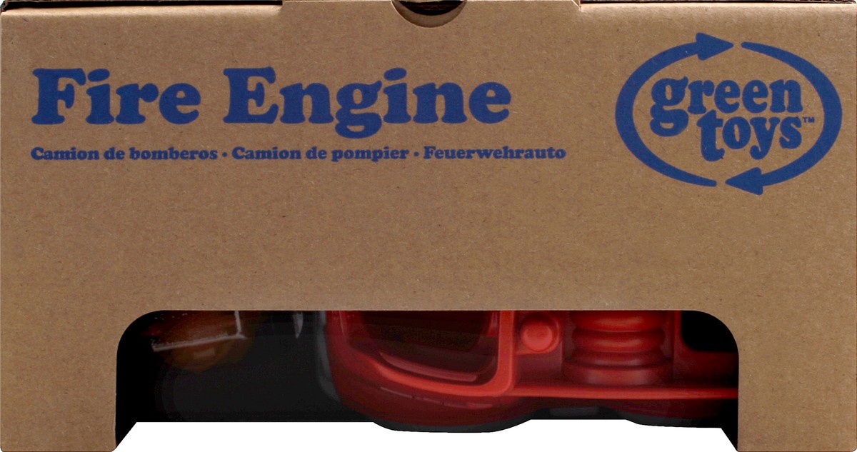 slide 6 of 6, Green Toys Mini Fire Engine With Character, 1 ct