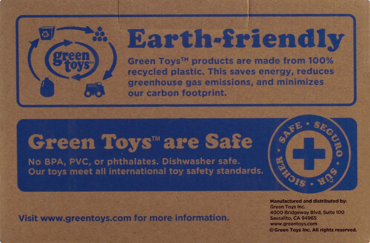 slide 2 of 6, Green Toys Mini Fire Engine With Character, 1 ct