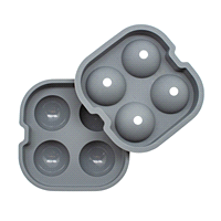 slide 5 of 5, Bary3 Pplbary Gry Silicone Ball Tray, 1 ct