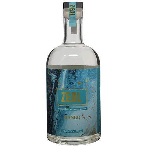 slide 1 of 1, Zeal Rum - Mango 6/Cs, 750 ml