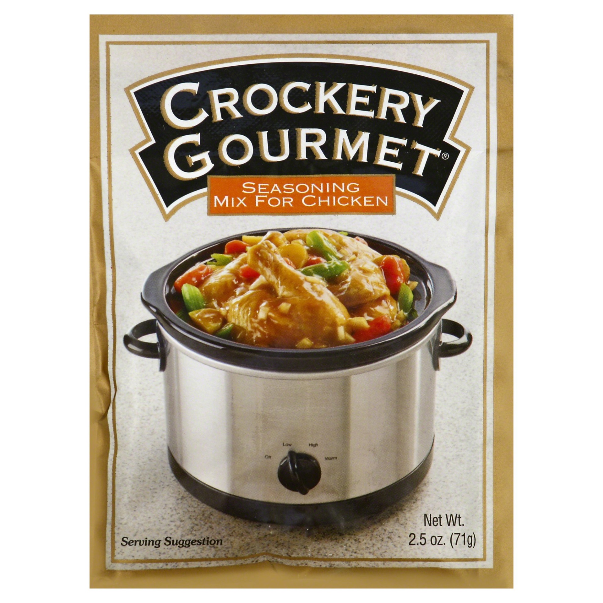 slide 1 of 9, Crockery Gourmet Chicken Seasoning Mix, 2.5 oz