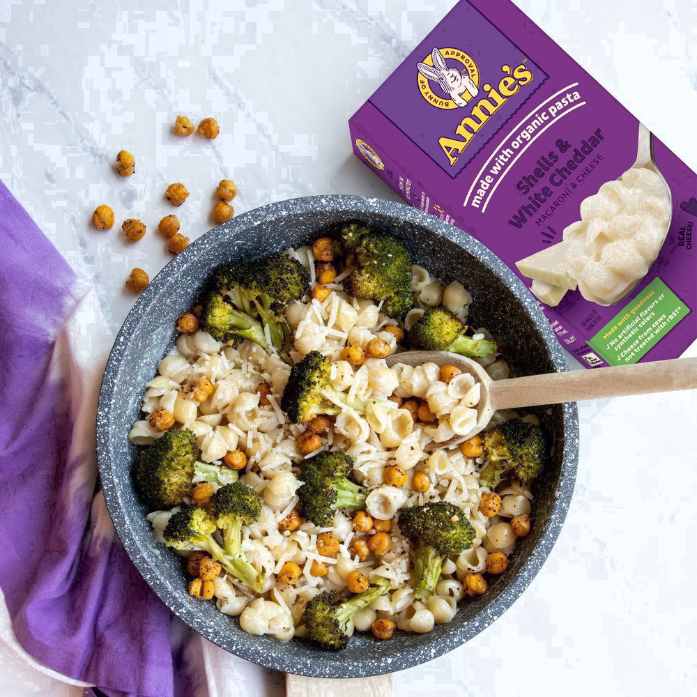 slide 108 of 108, Annie's Shells and White Cheddar, Made with Organic Pasta and Real Cheese, 6 oz, 6 oz