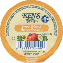 Ken's Steak House Sweet & Spicy Honey Mustard Dressing 1.5 oz