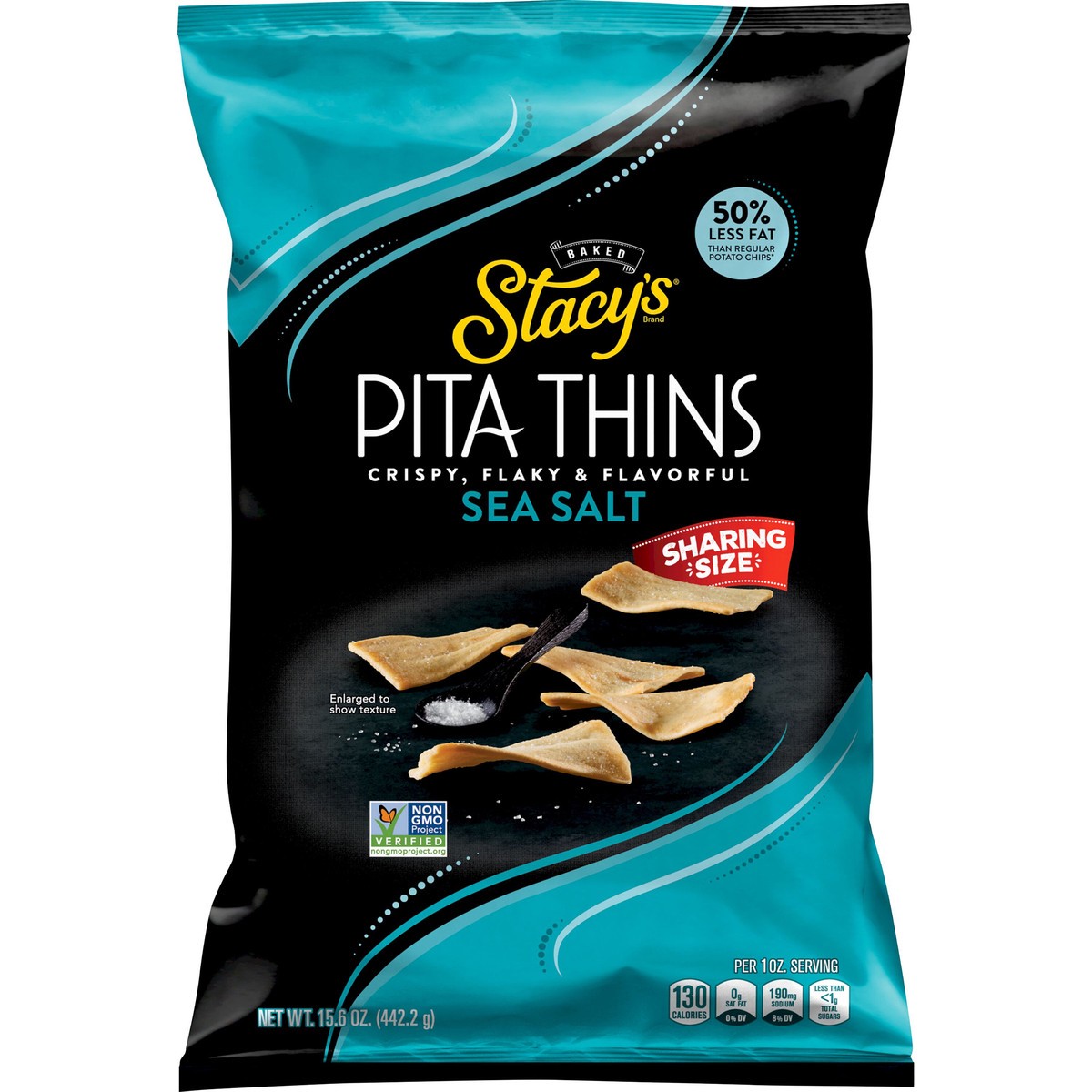 slide 7 of 8, Stacy's Sea Salt Regular Snacks - 15.6 oz, 15.6 oz