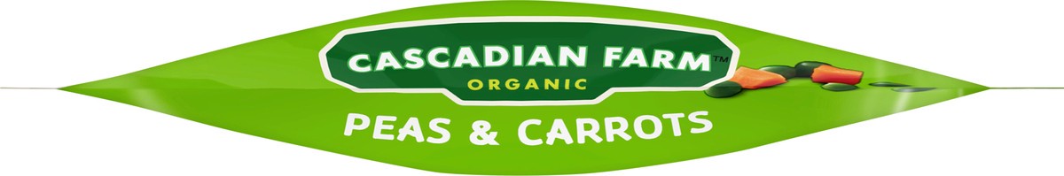 slide 9 of 9, Cascadian Farm Organic Peas & Carrots, Non-GMO, Frozen Vegetables, 10 oz. Bag, 10 oz