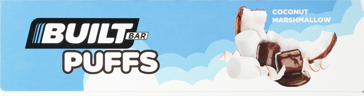 slide 10 of 12, Built Bar Puff Protein Bar, Coconut, 12ct Box, 12 ct