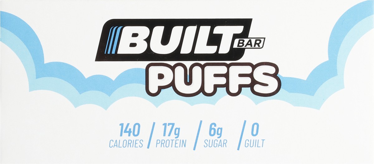 slide 8 of 12, Built Bar Puff Protein Bar, Coconut, 12ct Box, 12 ct