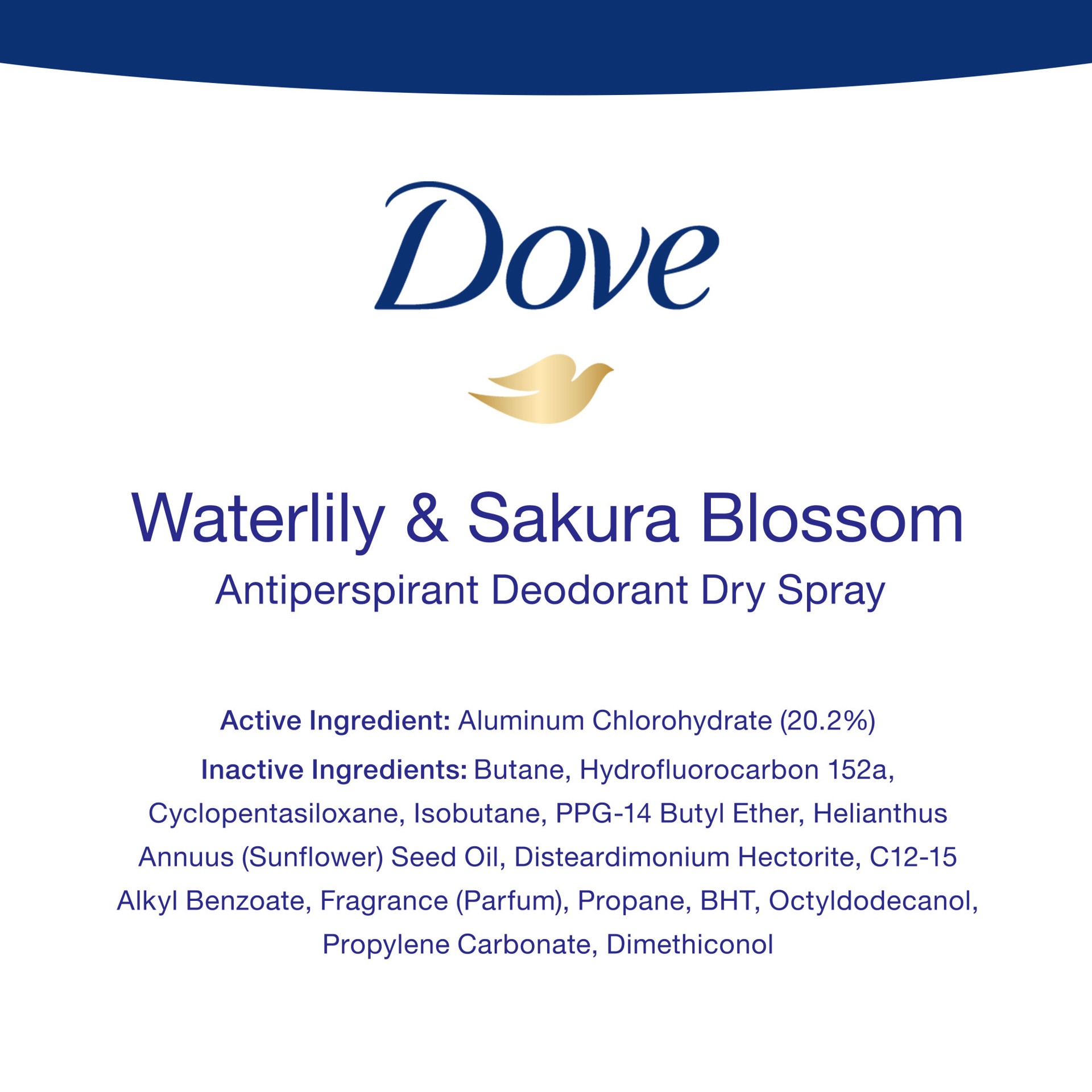 slide 3 of 7, Dove Advanced Care Antiperspirant Deodorant Spray Waterlily & Sakura Blossom, 3.8 oz, 3.8 oz