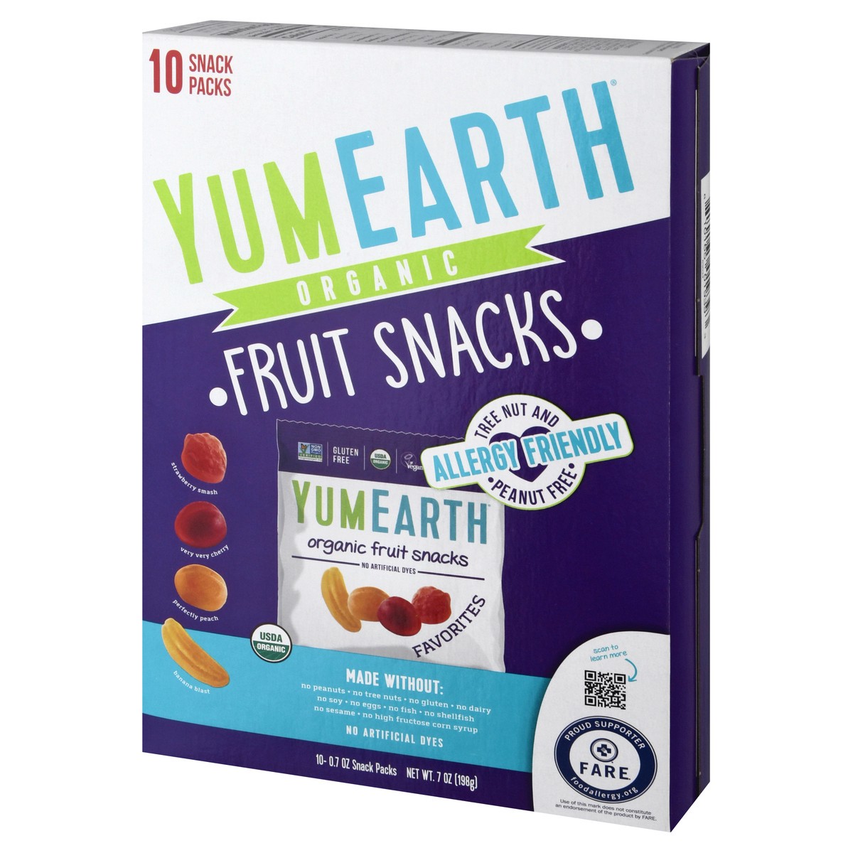 slide 5 of 14, YumEarth Organic Assorted Fruit Snacks 10 - 0.7 oz Snack Packs, 10 ct