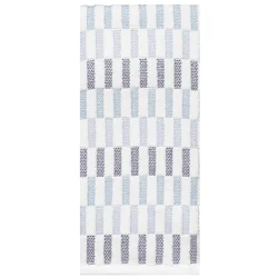 ROOM & RETREAT RR Blue Checker Fashion Hand Towel, 16 in x 28 in