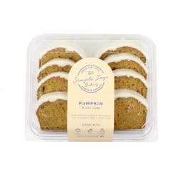 Simple Joys Bakery Iced Pumpkin Sliced Cake