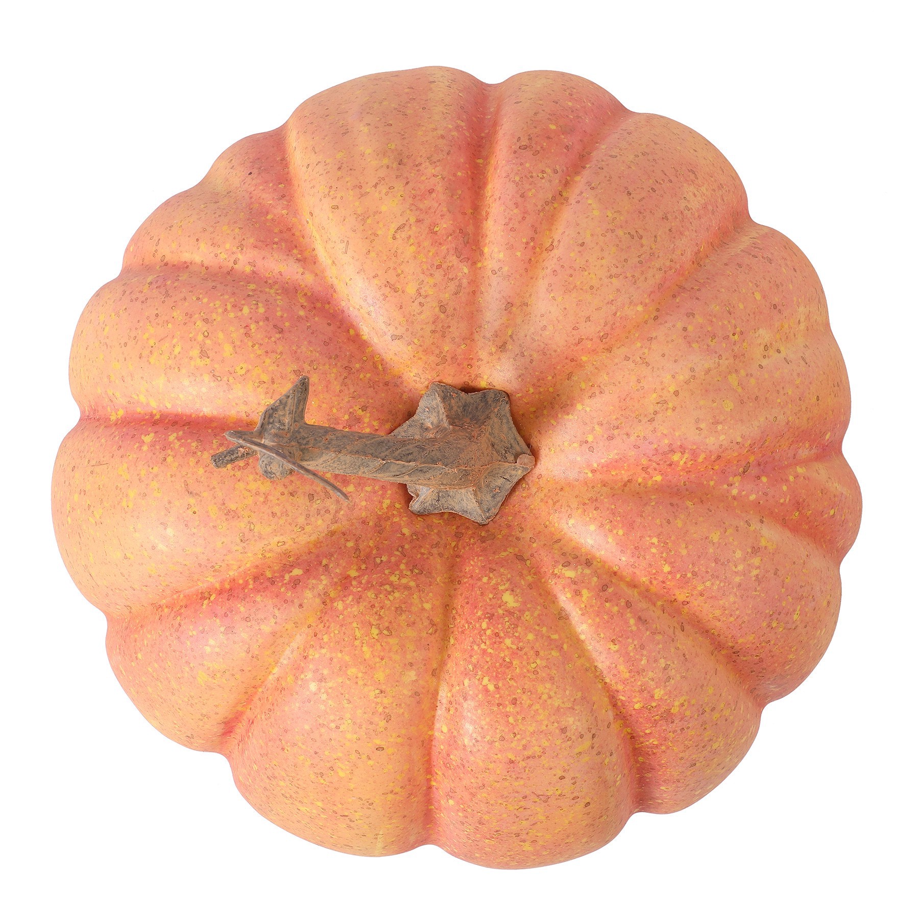 slide 2 of 2, 8.5" Light Orange Decorative Pumpkin By Ashland, 8.5 in x 8.5 in x 6.75 in