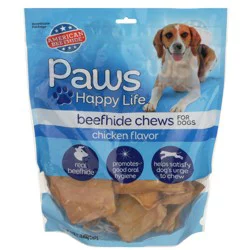 Paws Happy Life Chicken Flavor Beefhide Chews For Dogs