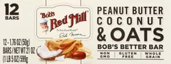 Bob's Red Mill Peanut Butter Coconut & Oats Bar, 1.76 oz