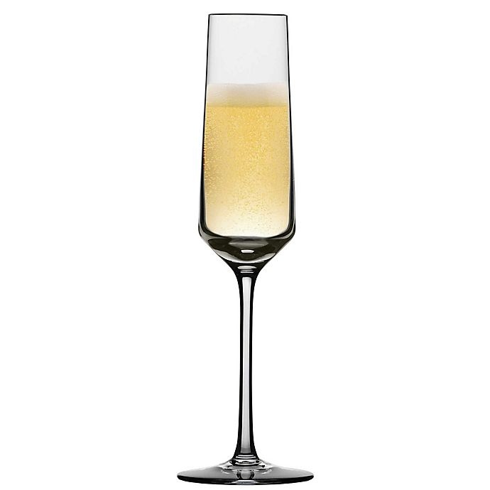 slide 1 of 9, Schott Zwiesel Tritan Pure Champagne Flutes, 4 ct