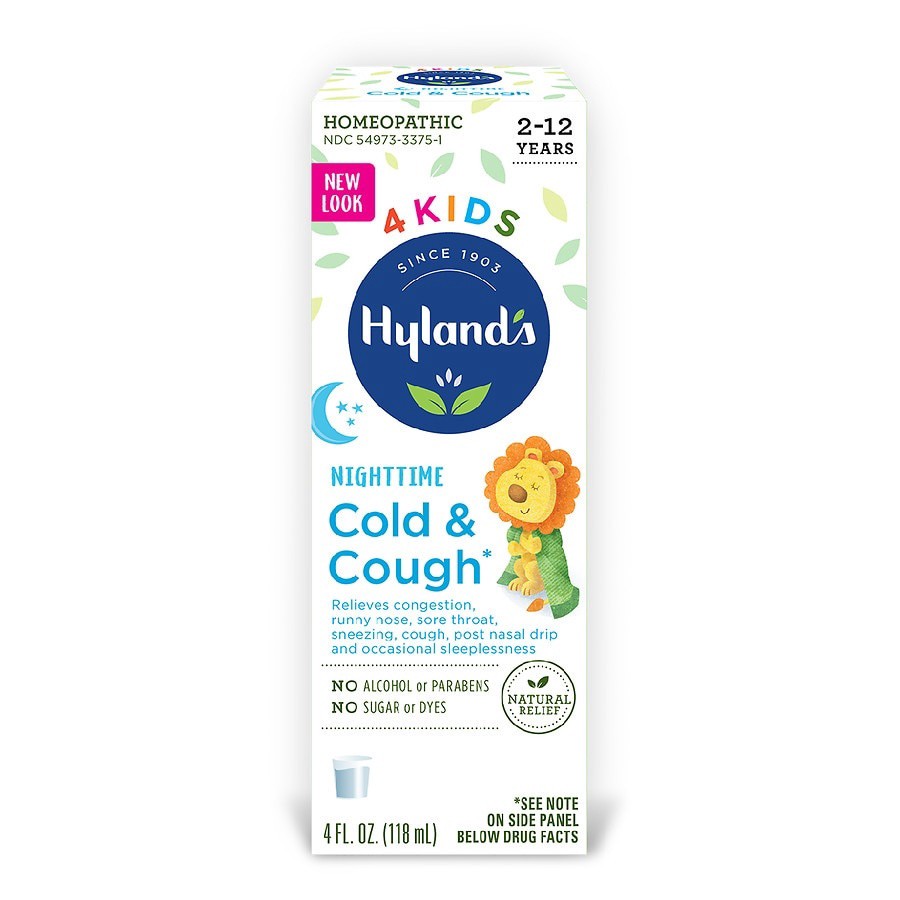 slide 1 of 1, Hyland'S Cold N Cough 4Kids Nighttime, 4 oz
