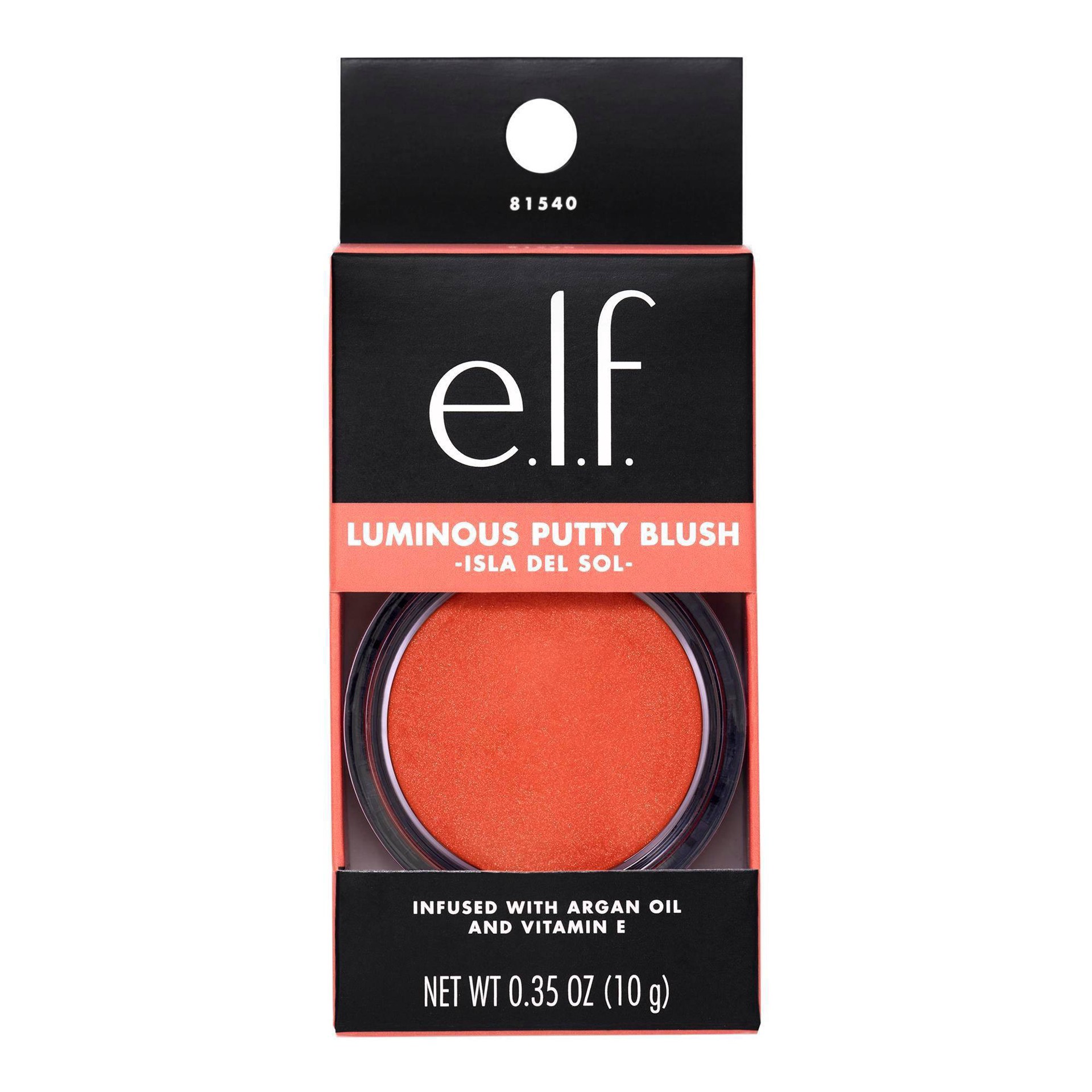 slide 3 of 9, e.l.f. Luminous Putty Blush - Isla Del Sol - 0.35oz, 0.35 oz