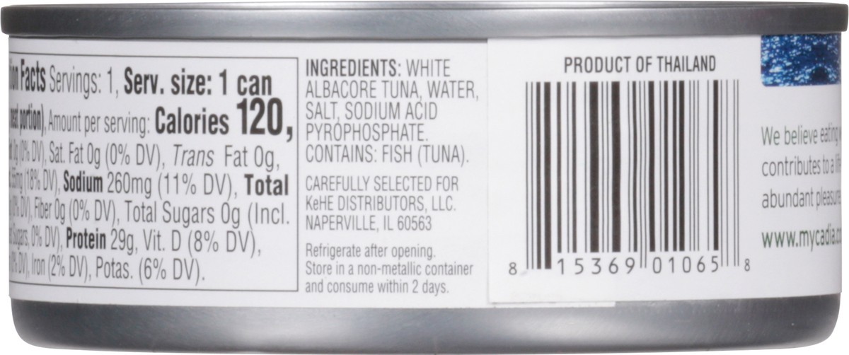 slide 4 of 12, Cadia Tuna Albacore Soli, 5 oz