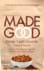 MadeGood Crispy Light Cocoa Crunch Granola 10 oz