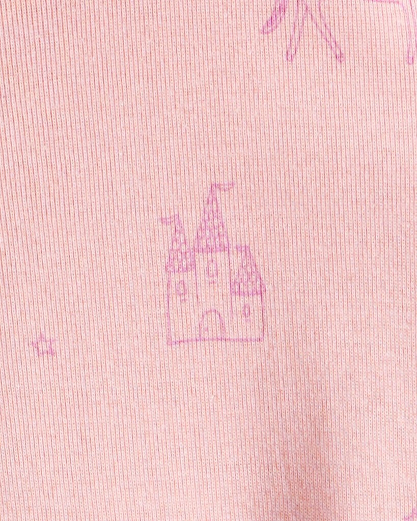 slide 2 of 2, Carter's Carters Toddler Girl Fairy Star Print 100% Cotton Long-Sleeve Snug Fit 1-Piece Pajamas - Pink Pink 2T, 1 ct
