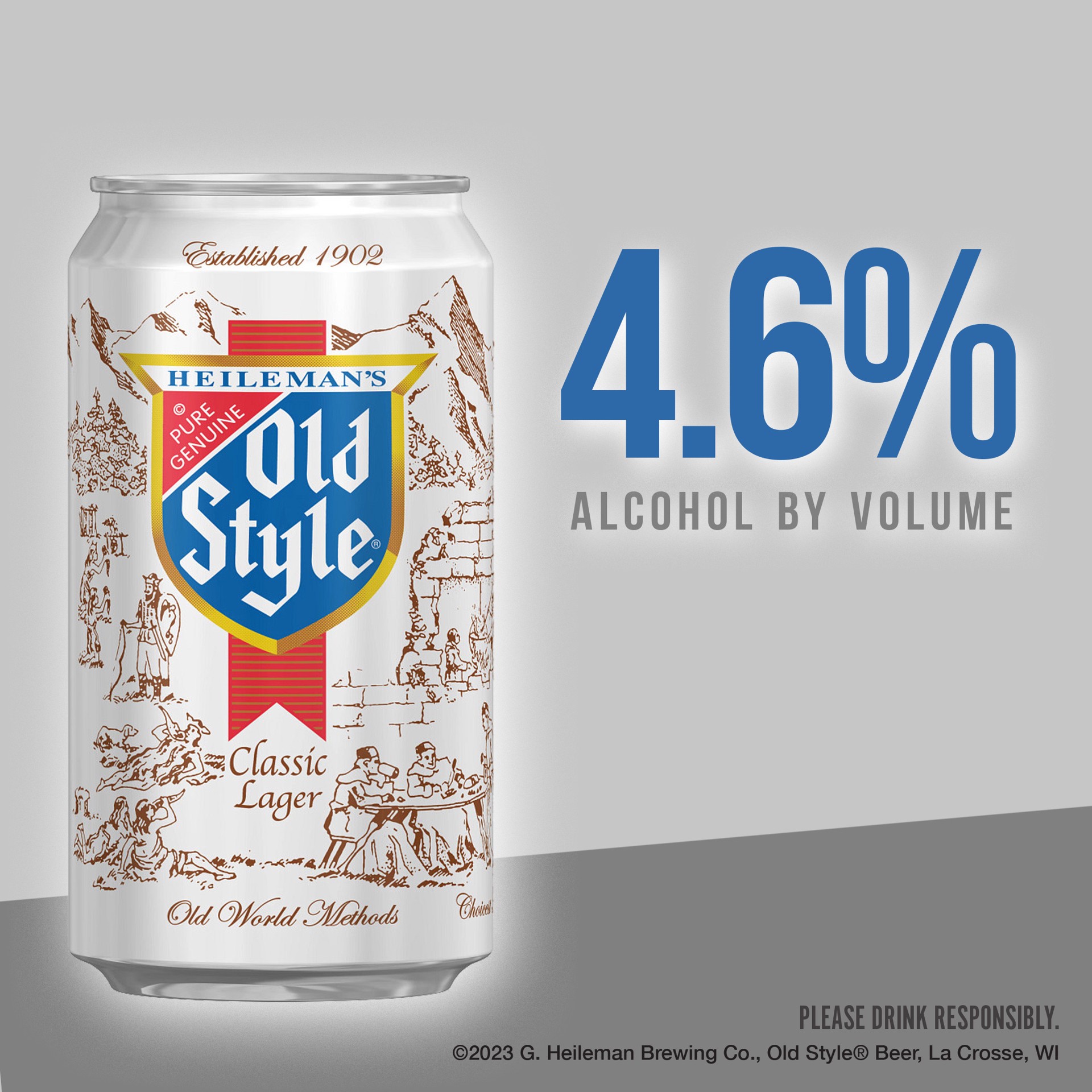 slide 9 of 9, Pabst Old Style Lager, 6 Pack, 16 oz Cans, 6 ct; 16 oz