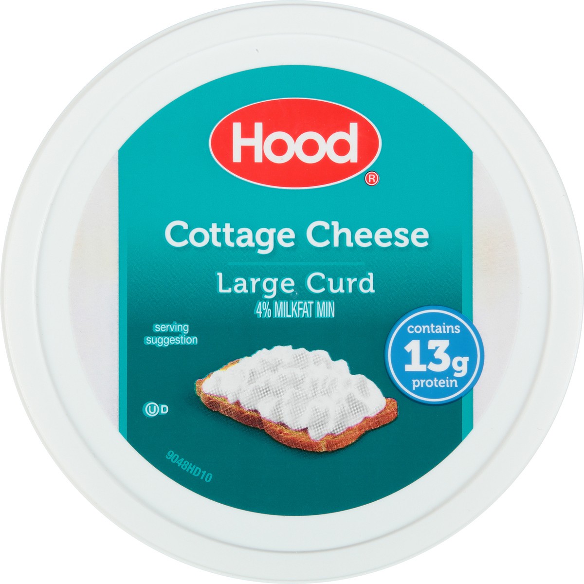 slide 4 of 8, Hood Large Curd Cottage Cheese, 16 oz, 16 oz