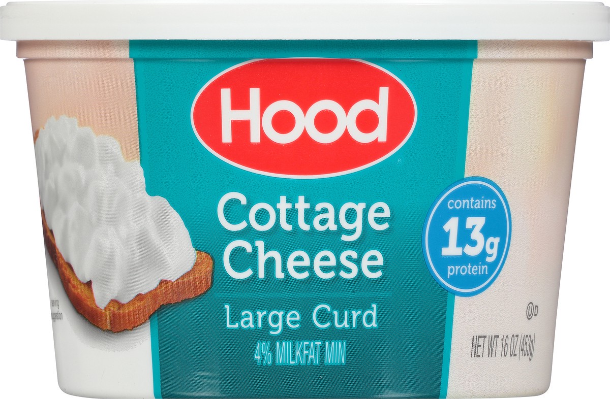 slide 8 of 8, Hood Large Curd Cottage Cheese, 16 oz, 16 oz