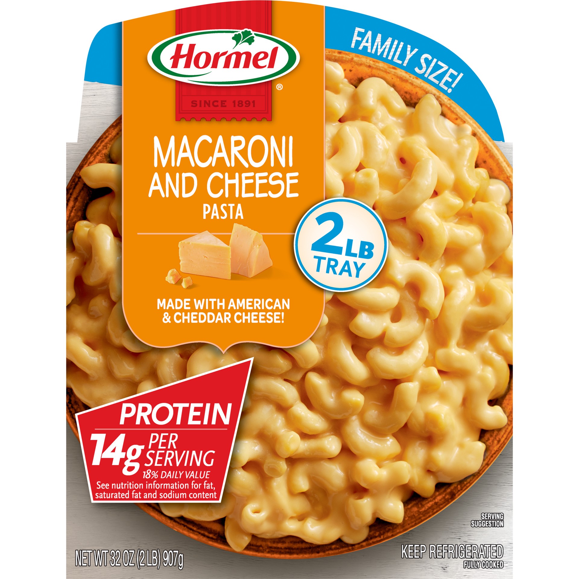 slide 1 of 5, Hormel Macaroni And Cheese Pasta Family Size, 32 oz