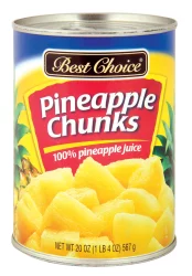 Best Choice Chunk Pineapple