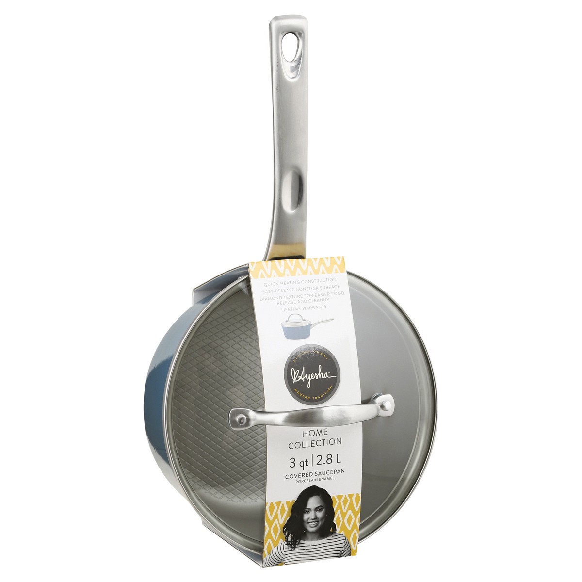 slide 6 of 9, Ayesha Home Collection 3 Quart Covered Saucepan 1 ea, 1 ct