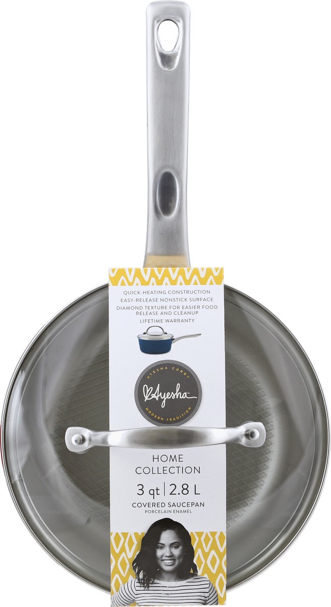 slide 8 of 9, Ayesha Home Collection 3 Quart Covered Saucepan 1 ea, 1 ct