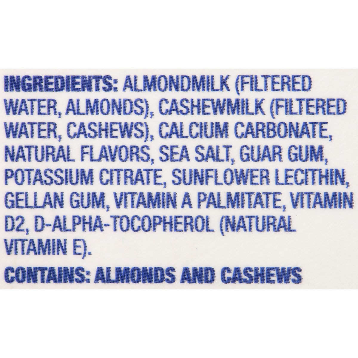 slide 13 of 14, Almond Breeze Blue Diamond Almond Breeze Unsweetened Vanilla Almondmilk Cashewmilk Blend 0.5 gal. Carton, 1.89 liter